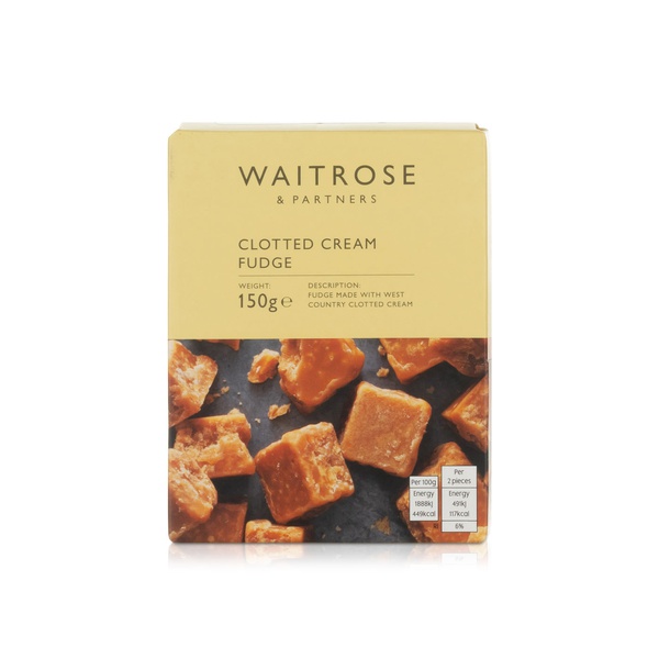 Waitrose Clotted Cream Fudge 150g