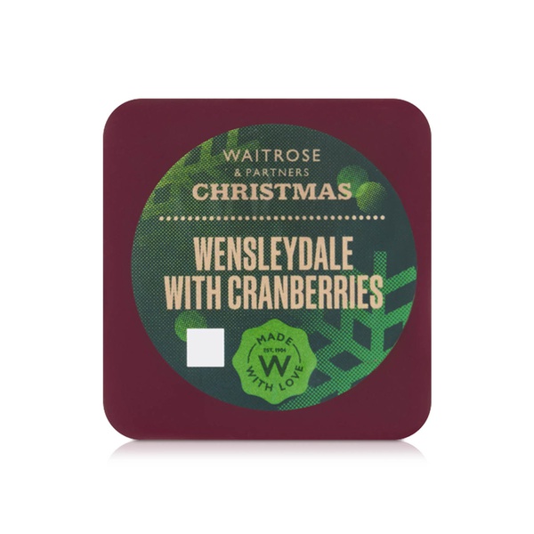 Waitrose Wensleydale with Cranberries 180g