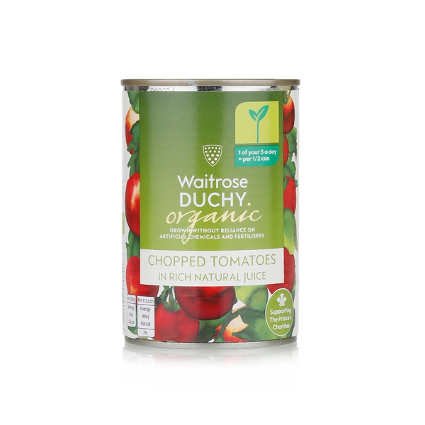 اشتري Waitrose Duchy organic chopped tomatoes 400g في الامارات