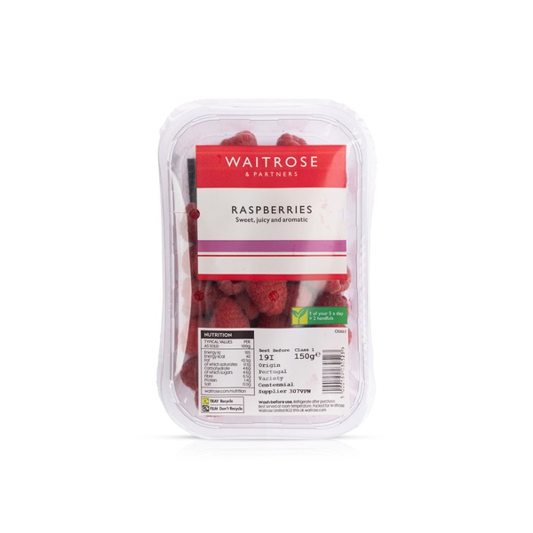 Waitrose Raspberries 150g