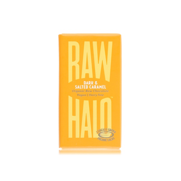 اشتري Raw Halo dark & salted caramel raw chocolate 35g في الامارات