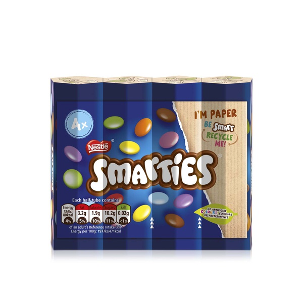 Smarties Tubes x 4 136g