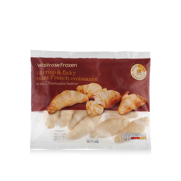 Waitrose mini French croissants x12 300g