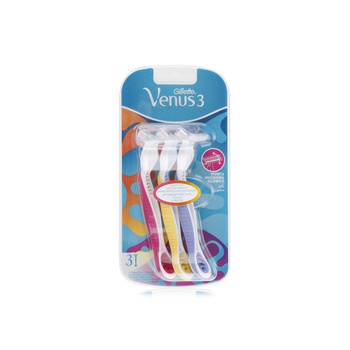 Gillette Venus 3 Disposable Razor x 3