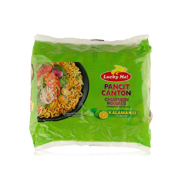 Buy Lucky Me pancit canton instant noodles kalamansi flavour 6 x 60g in UAE