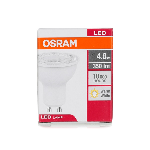 Buy Osram LED lamp warm white 4.8W in UAE