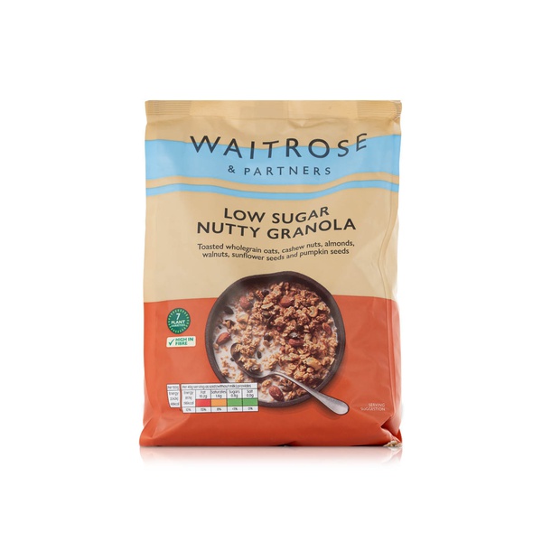 Waitrose Low Sugar Nutty Granola 500g