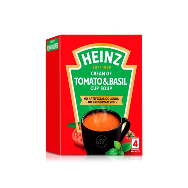 Heinz Cream of Tomato & Basil Cup Soup 22g x 4