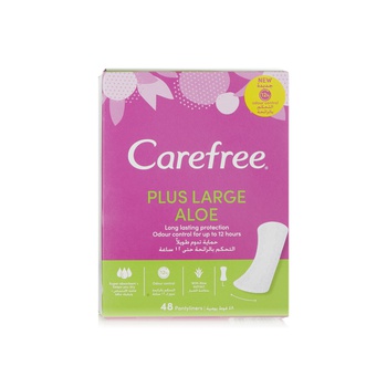 Carefree Panty Liners Large Aloe x 48
