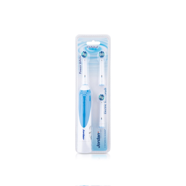 Buy Jordan power white electric toothbrush +1 brush head in UAE