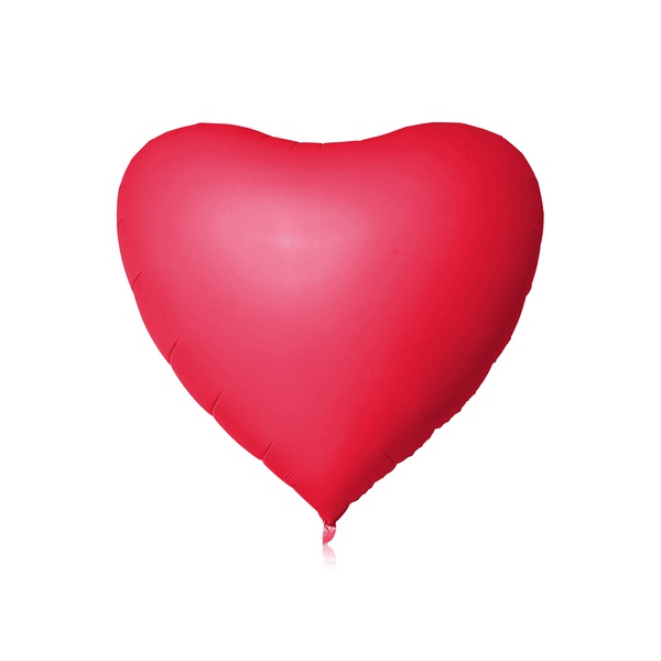 Party Magic Giant Heart Foil Balloon Red 62 Inches