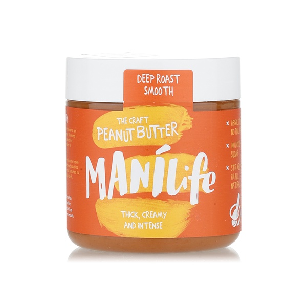 Buy Manilife deep roast smooth peanut butter 295g in UAE