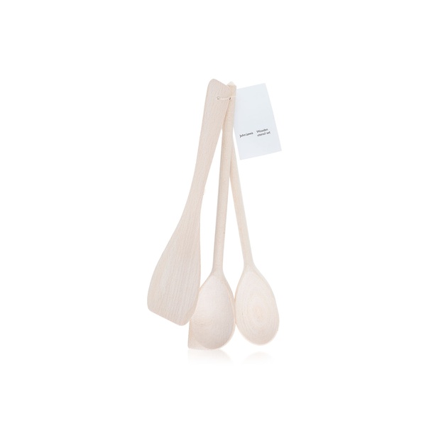 Waitrose Home Spoon & Spatula Set Wood