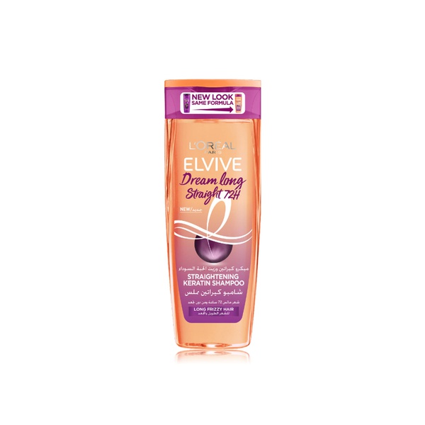 Buy LOreal Paris Elvive straightening keratin shampoo 400ml in UAE