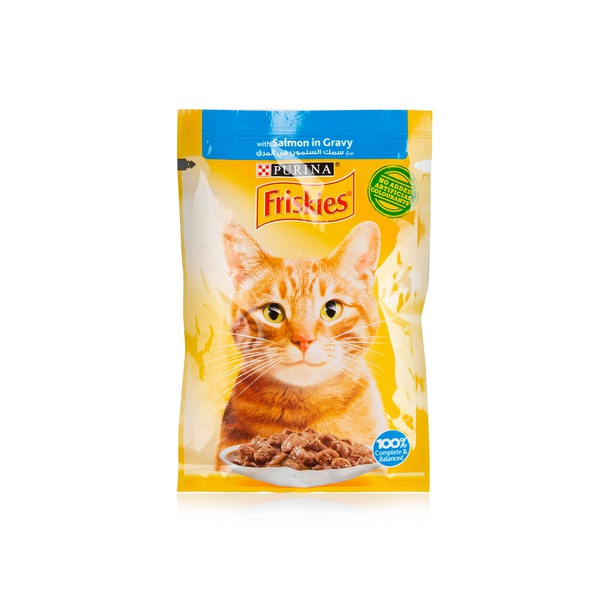 Purina Friskies Salmon in Gravy Pouch Cat Food 85g
