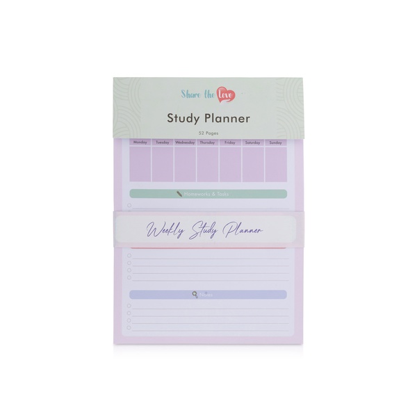 Share The Love Weekly Planner Pink
