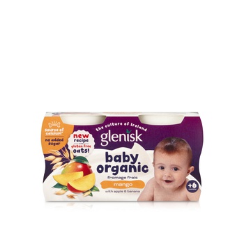 Glenisk Baby Organic Yoghurt Mango 4x60g (6m+)