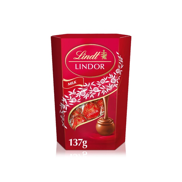 Lindt Lindor Milk Chocolates Cornet Box 137g