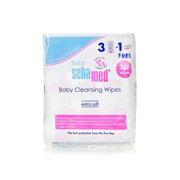 اشتري Sebamed extra soft baby cleansing wipes x4s في الامارات