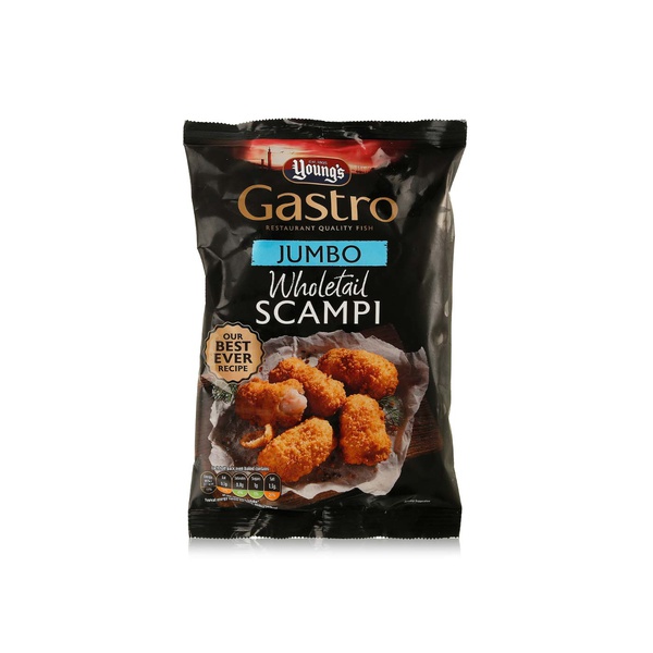 Buy Youngs jumbo scampi 230g in UAE