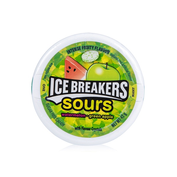 Buy Ice Breakers Sours watermelon green apple 42g in UAE