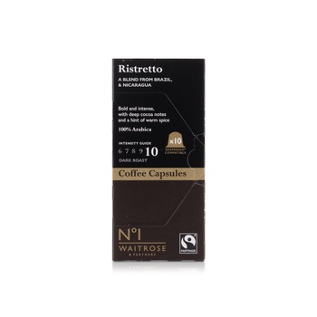 Waitrose Ristretto Coffee Capsules 54g