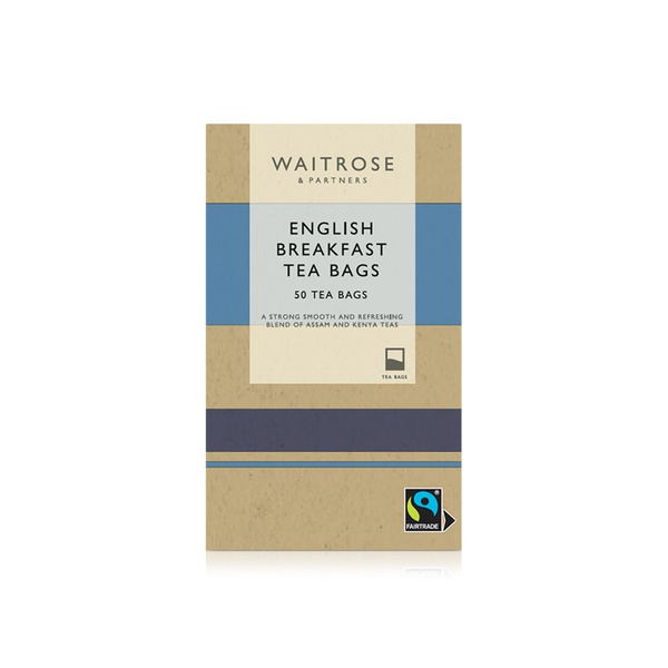 Waitrose English Breakfast Tea Bags 50s 125g