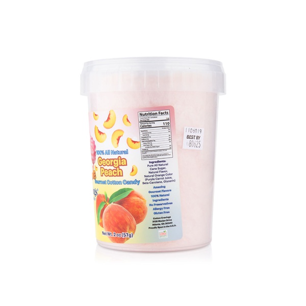 Cotton Cravings Georgia Peach Gourmet Cotton Candy 57g