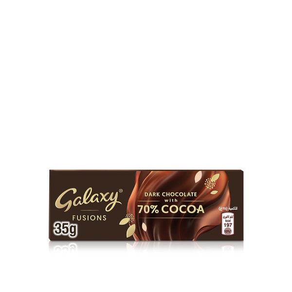 Galaxy Fusions Dark Chocolate with 70% Cocoa 35g