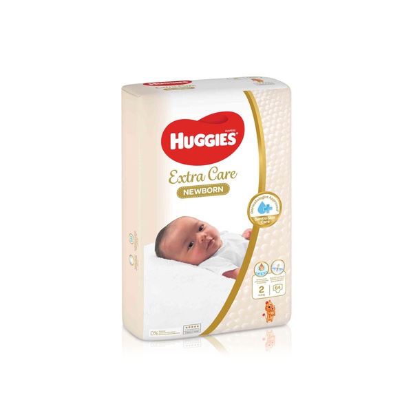 Huggies Extra Care Newborn Size 2 64s