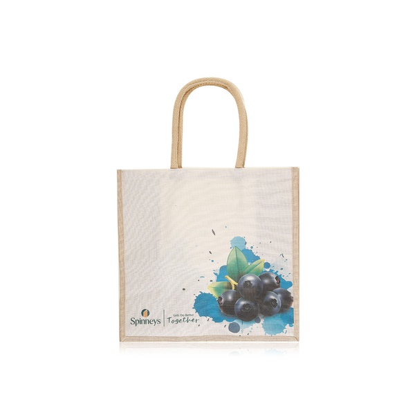 Spinneys Juco Bag Berry Print 42 x 40x 21cm