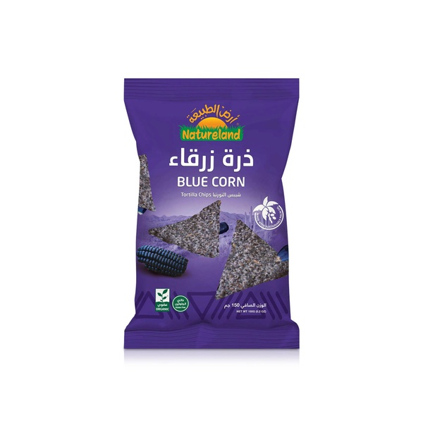 Natureland Blue Corn Tortilla Chips 45g