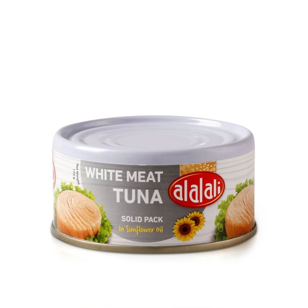 Al Alali White Meat Tuna Solid Pack In Sunflower Oil Canned Meat 170g