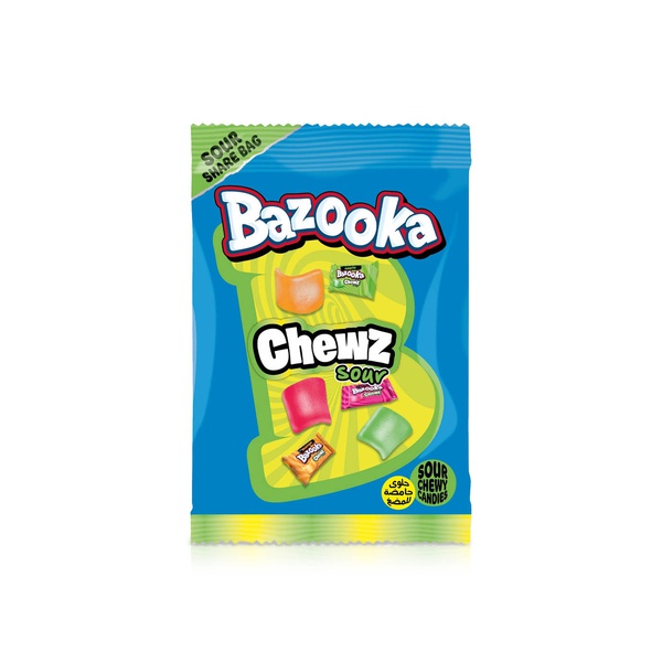 Bazooka Chewz Sour Chewy Candy 120g