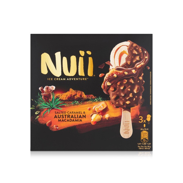 NUI ICE CREAM STCK SALTED CARAMEL 3X90ML