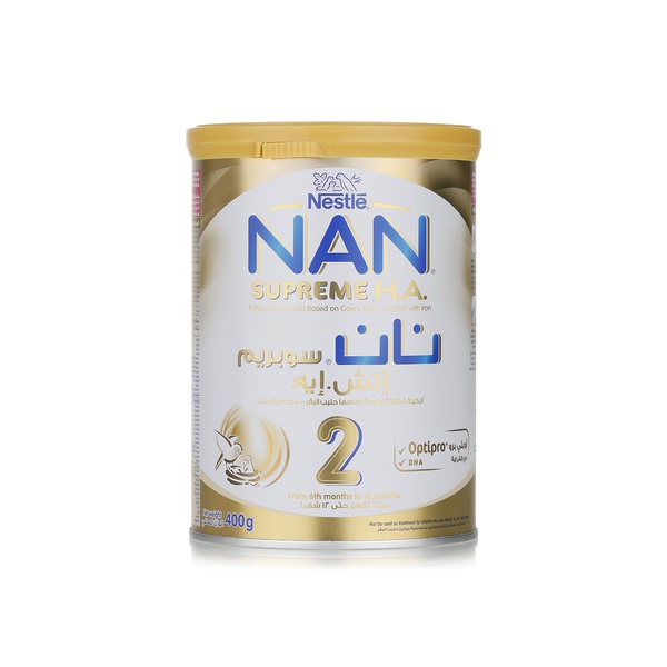 Buy Nestle NAN hypoallergenic HA supreme infant formula stage 2 400g in UAE