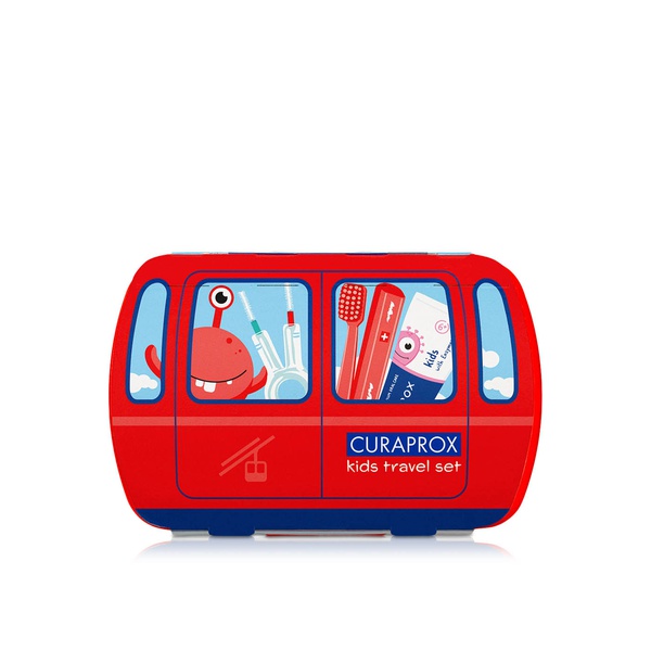 Curaprox Kids Travel Kit Red