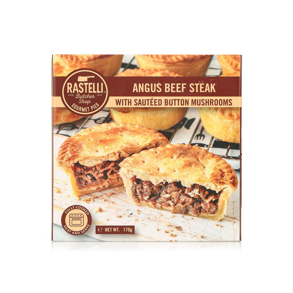 Rastelli Frozen Steak And Mushroom Pie 170G
