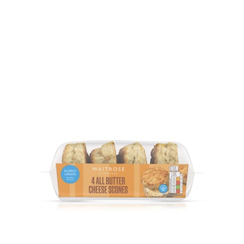 Waitrose All Butter Cheese Scones 4 Pack