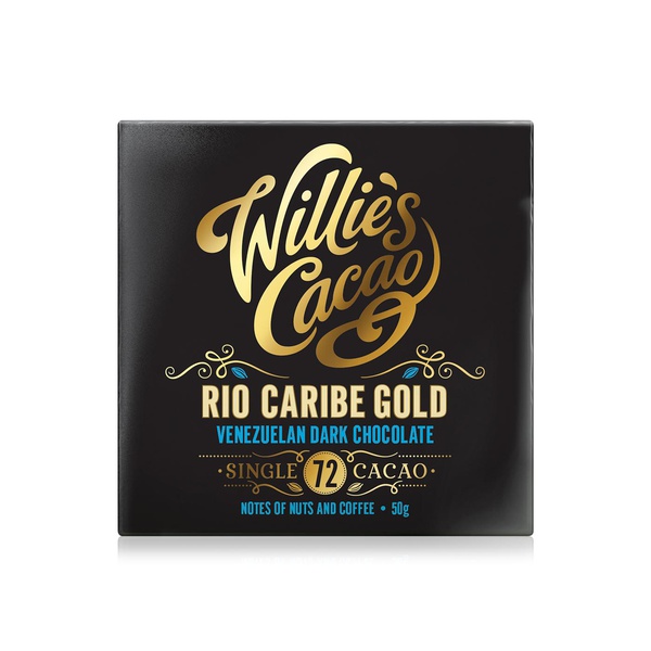 Willies Cacao Rio Caribe 72% Dark Chocolate Bar 50g
