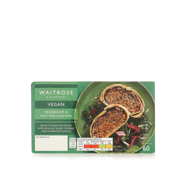 اشتري Waitrose vegan mushroom and nut Wellington 450g في الامارات