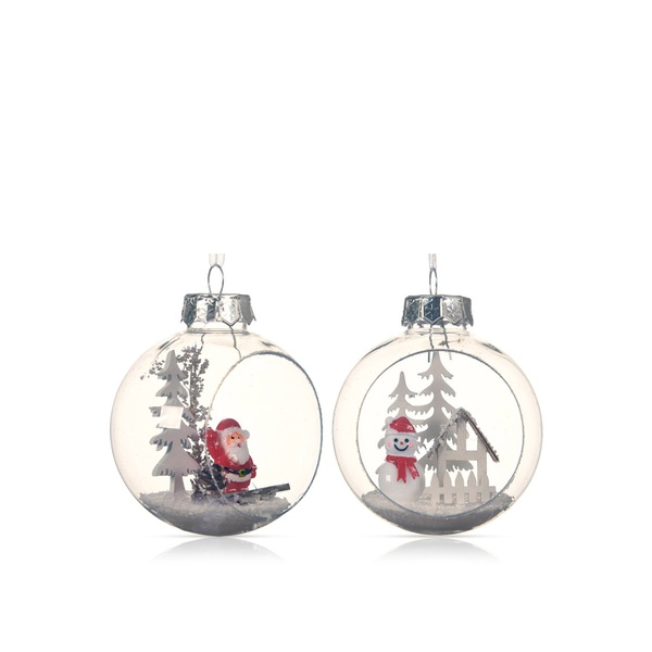 Kaemingk Baubles with Landscape Inside
