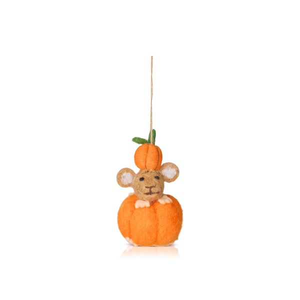 John Lewis Hanging Mouse in Pumpkin Felt