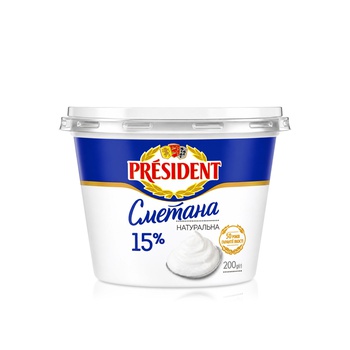 President 15% Fat Sour Cream 200g