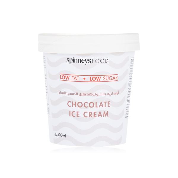 Buy SpinneysFOOD Low Fat Low Sugar Chocolate Ice Cream 500ml in UAE