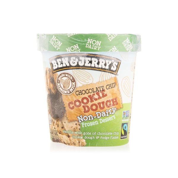 اشتري Ben and Jerrys non-dairy choc chip cookie dough ice cream 473ml في الامارات