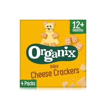 Organix Mini Cheese Crackers 12+ Months 4 x 20g
