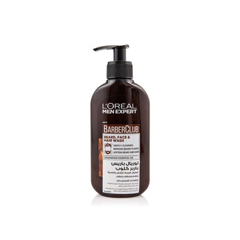 L'oreal Paris Men Expert Barber Club Beard Face & Hair Wash 200ml
