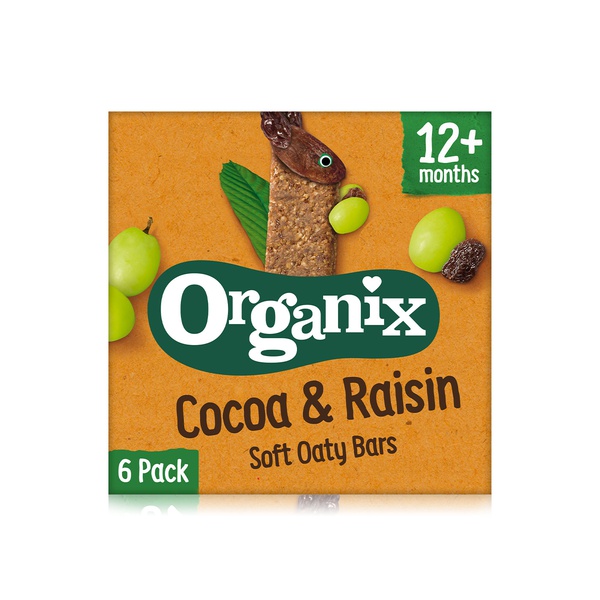 Organix Cocoa And Raisin Soft Oaty Bars 12 Months 6 X 30g Price In UAE 