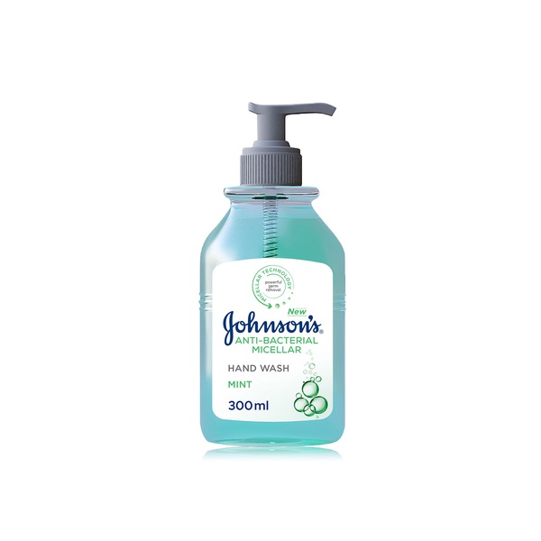 اشتري Johnsons anti-bacterial micellar hand wash mint 300ml في الامارات